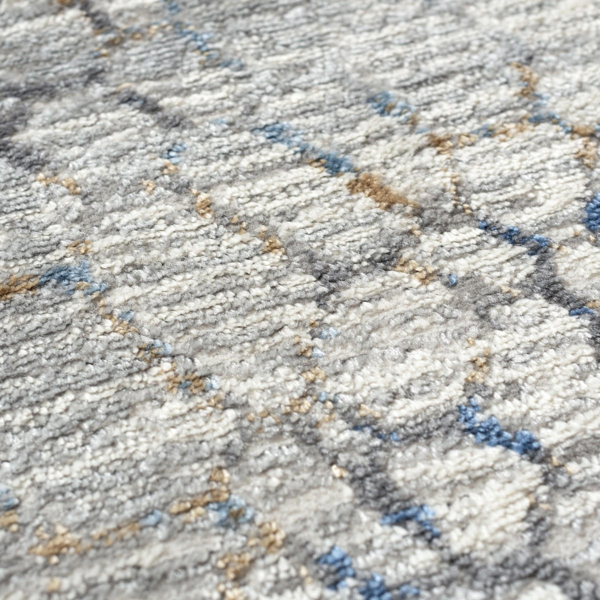 MATTA beige grafit kräm - 200 x 300 cm - Ljusgrå, Textil (200/300cm) - Mazovia