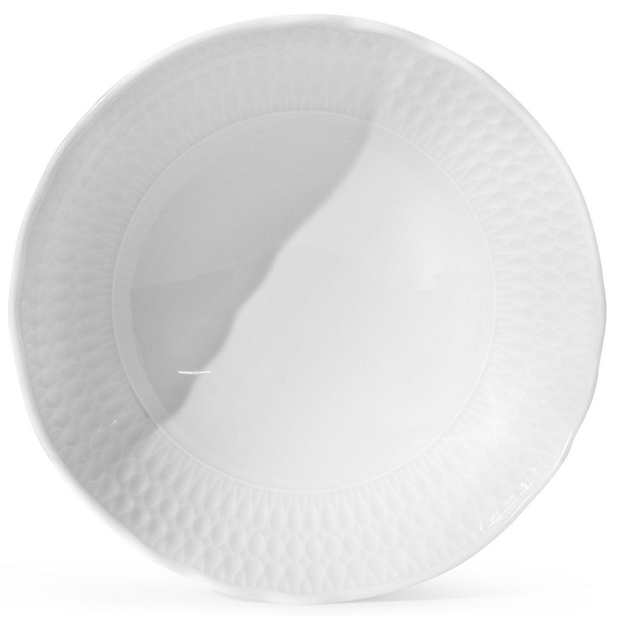 SALATSCHÜSSEL CMIELOW SOFIA aus Porzellan - Weiß, Keramik (17/17/6.6cm) - KONSIMO®