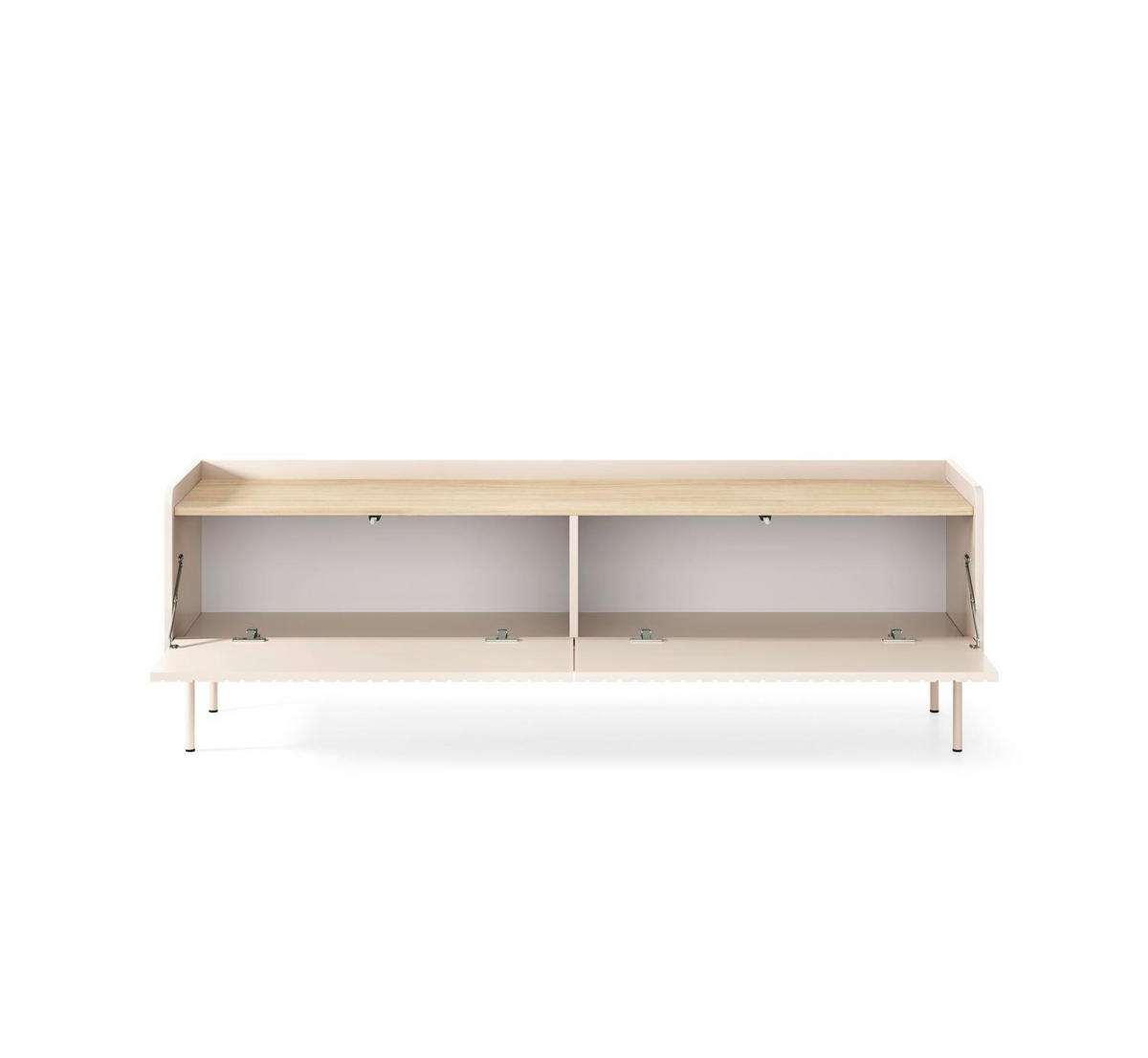TV-SCHRANK Levant 153 Beige, Tv-Tisch - Beige, Holzwerkstoff (153/50/38cm) - Bettso