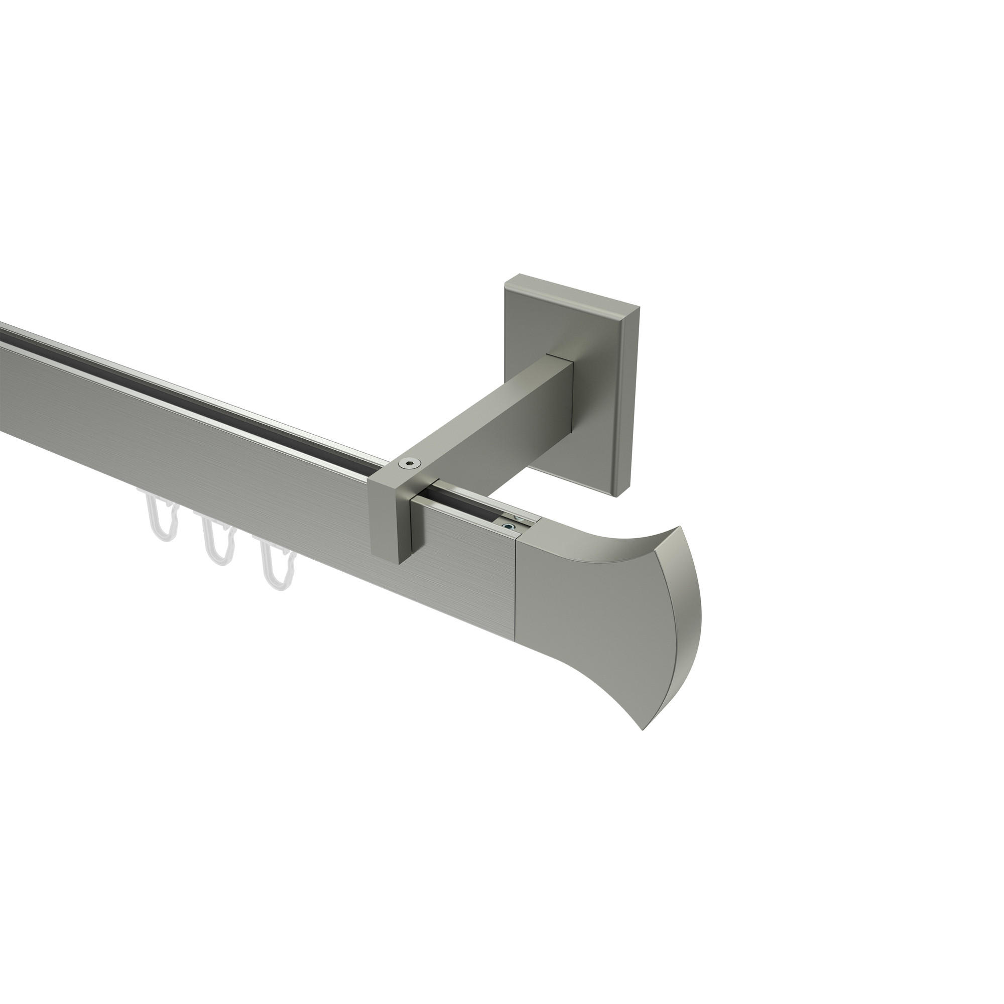 Interdeco Gardinenstange Edelstahl 420 cm