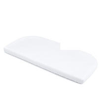 CEARȘAF cu elastic pentru bebe pătuț atașabil impermeabil 5in1 - alb, material textil (44/93cm) - waldin