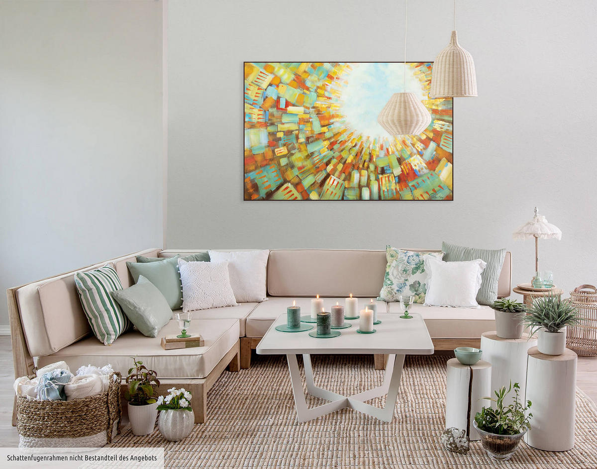 ÖLGEMÄLDE 120/80 cm - Braun, Holz/Textil (120/80cm) - KUNSTLOFT