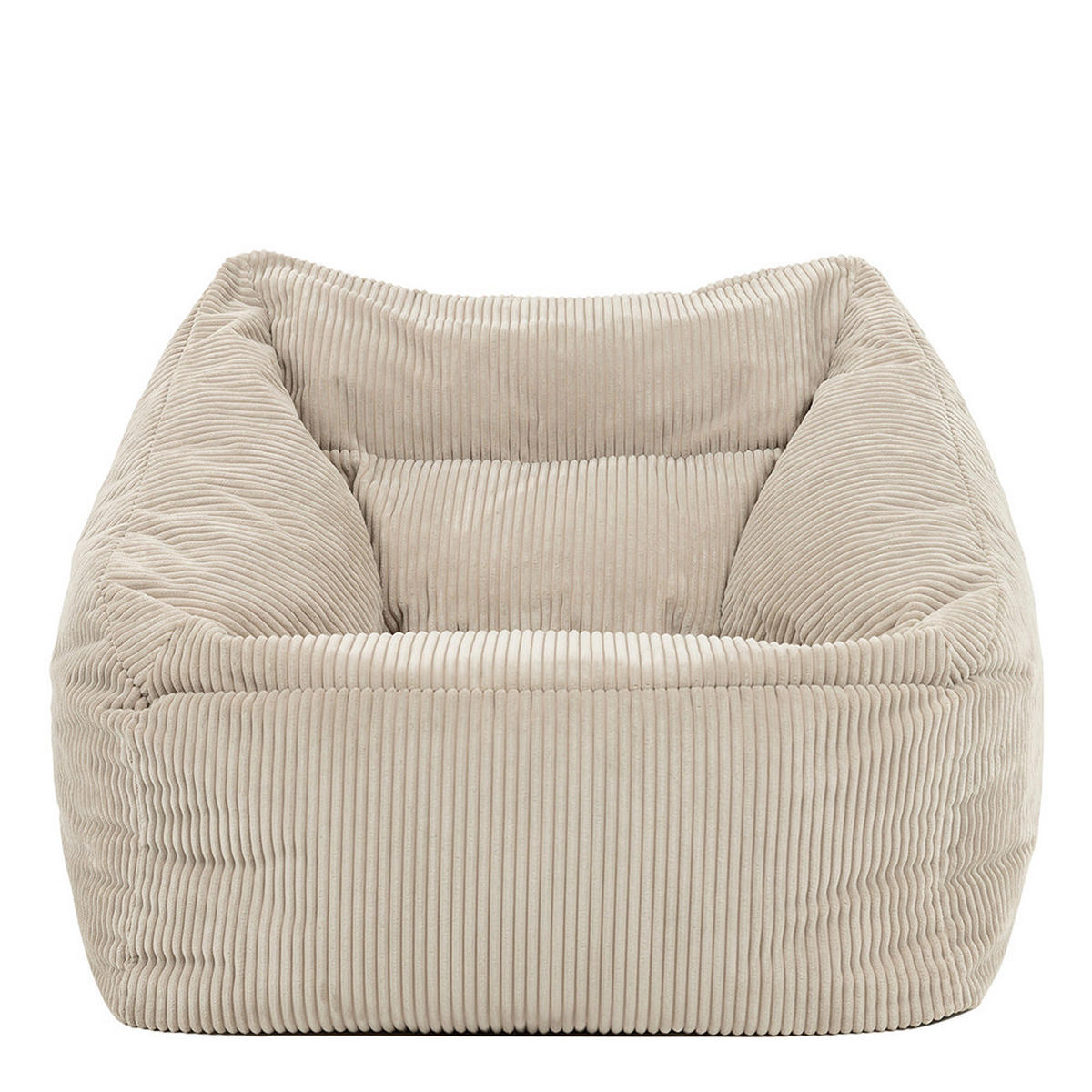 SITZSACK Cord Sessel Natalia - Beige, Textil (100/80/88cm) - icon