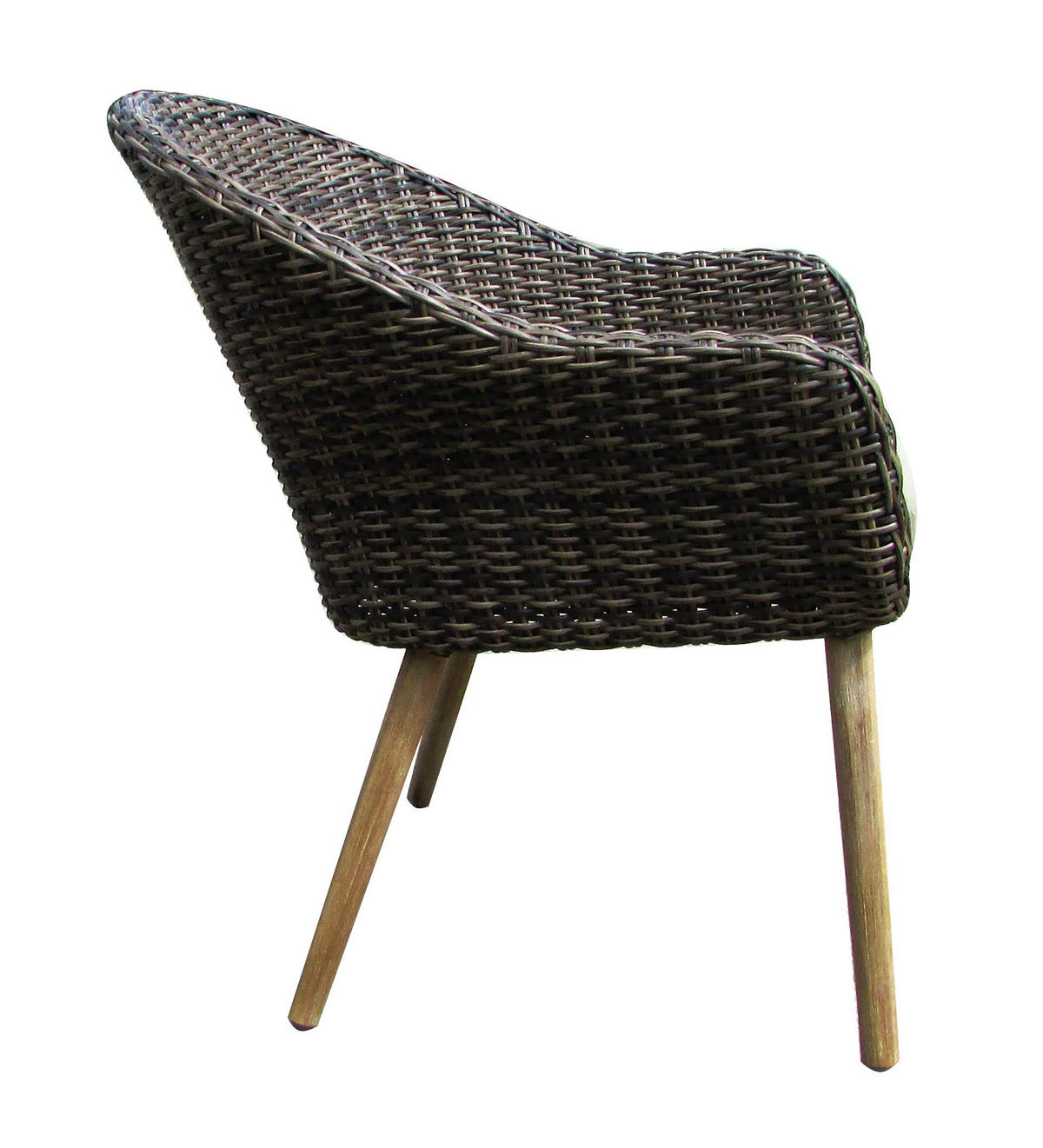 GARTEN-SITZGRUPPE Peer 5-teilig Gartenmöbel-Set - Braun, Holz - DELUKE