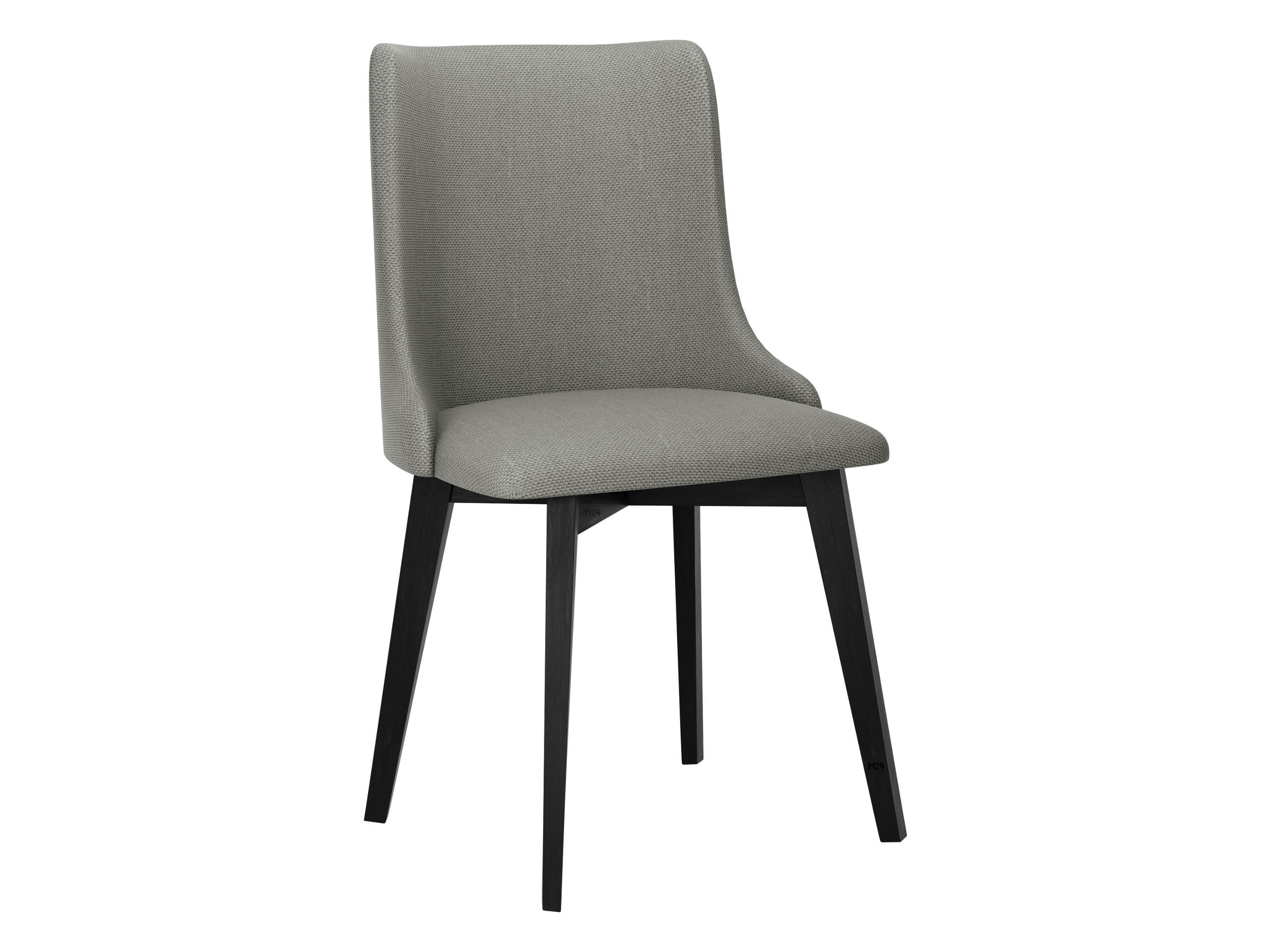 STUHL Monti 5, Holzfarbe: Schwarz - Schwarz/Grau, Holz (48/83/53cm) - MIRJAN24