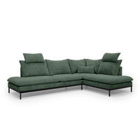 ECKSOFA Leafy Multicolor 293 cm - Multicolor, Textil (293/90/198cm) - Pillovely