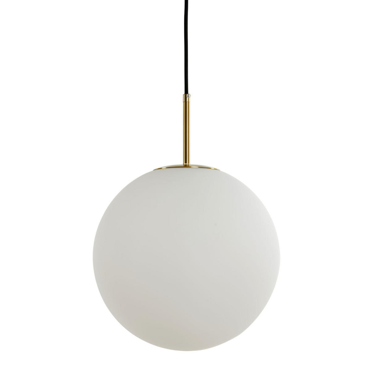 HÄNGELAMPE Medina Weiß Ø40/40 cm - Weiß, Glas (40/40/40cm) - Light & Living