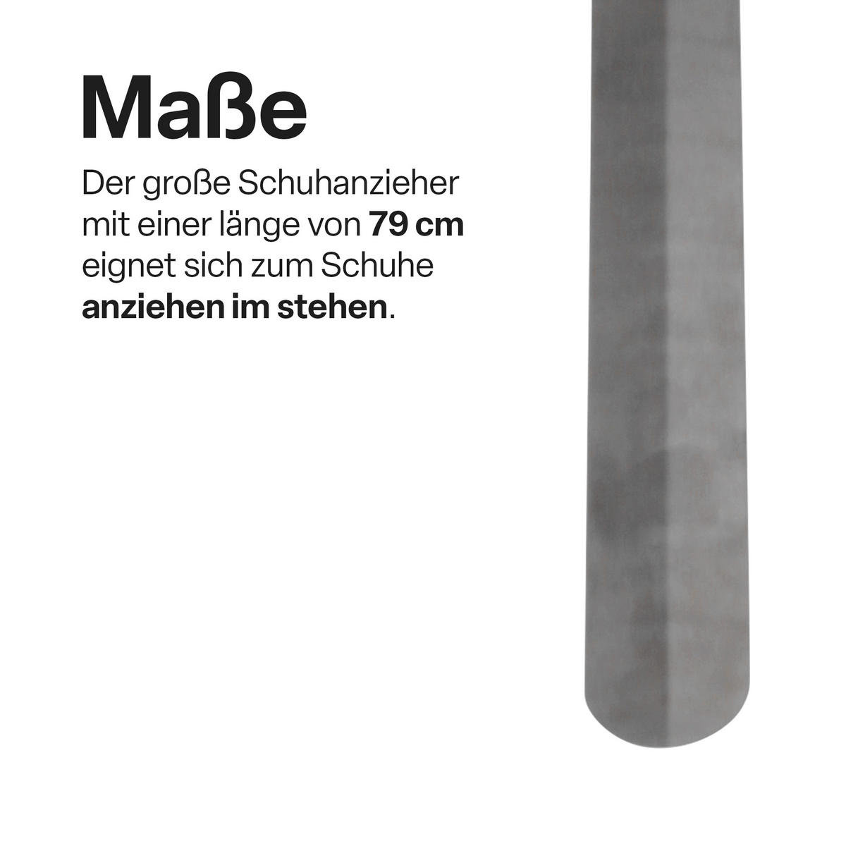SCHUHLÖFFEL Metall 79cm 2er-Pack Silber - Silberfarben, Metall (4/0.2/57cm)
