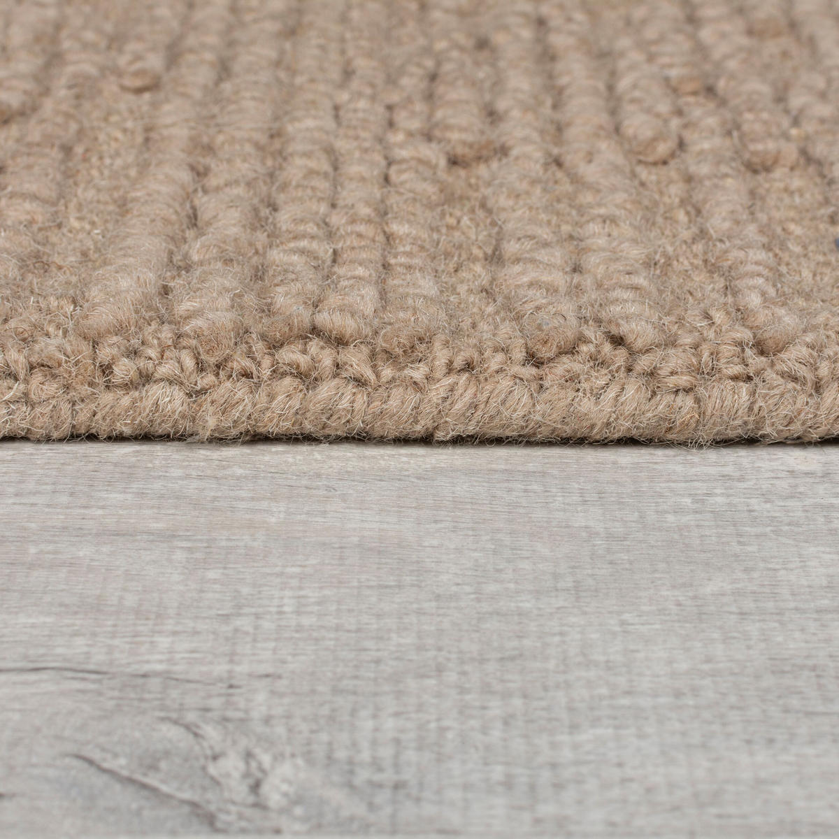 WOLLTEPPICH Boucle, Unifarben, Strapazierfähig, natürlich & pflegeleicht Natur Rechteckig 200x290 - Beige, Textil (290/200cm) - KADIMA DESIGN