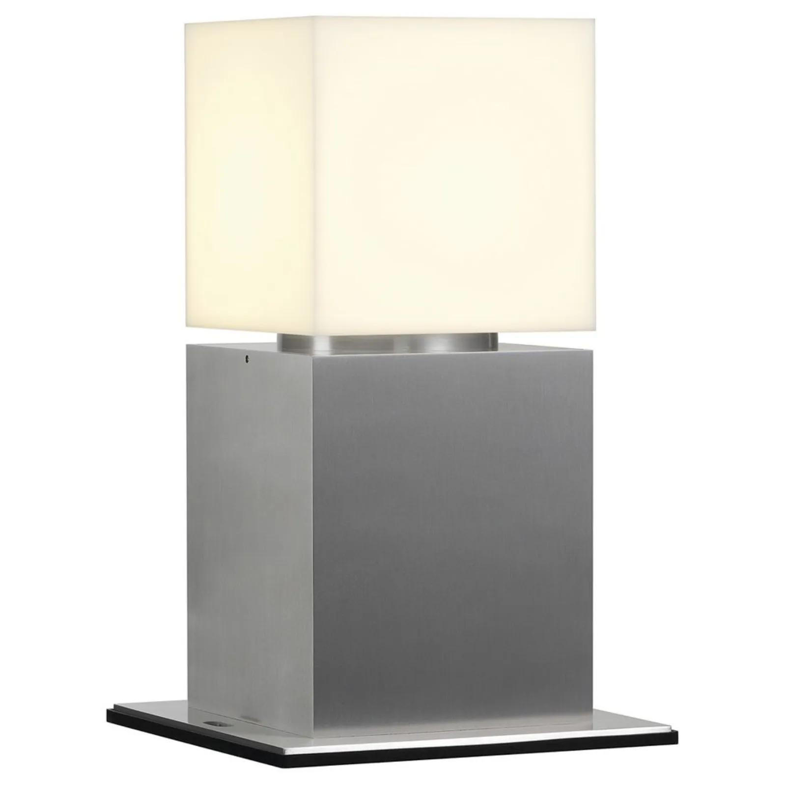 WEGELEUCHTE Square Aluminium-gebürstet - Alufarben, Metall (13/13/30cm) - SLV