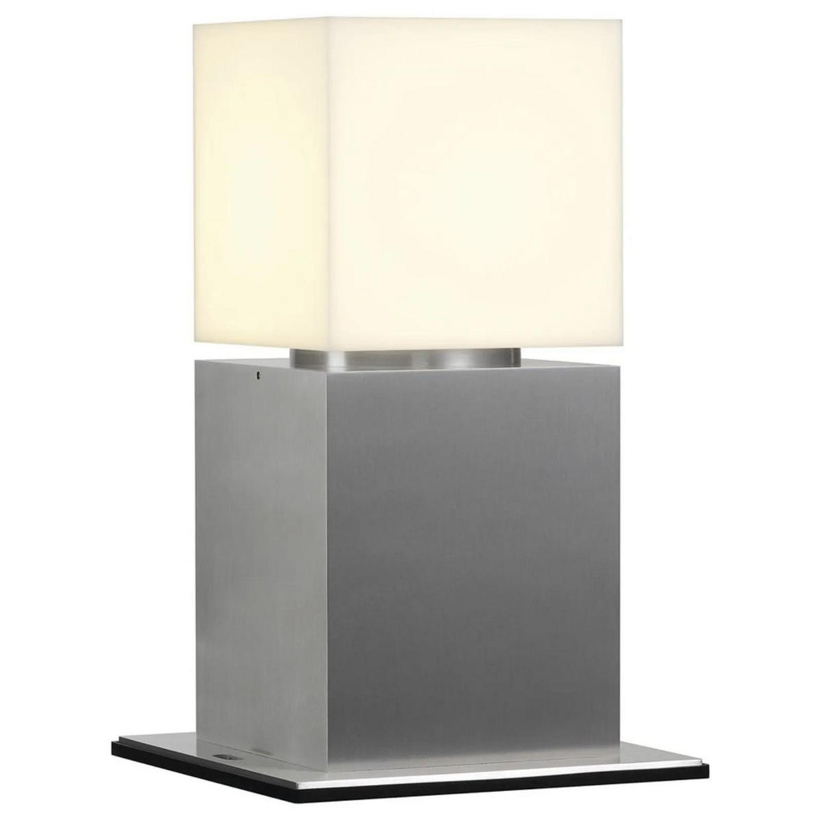WEGELEUCHTE Square Aluminium-gebürstet - Alufarben, Metall (13/13/30cm) - SLV