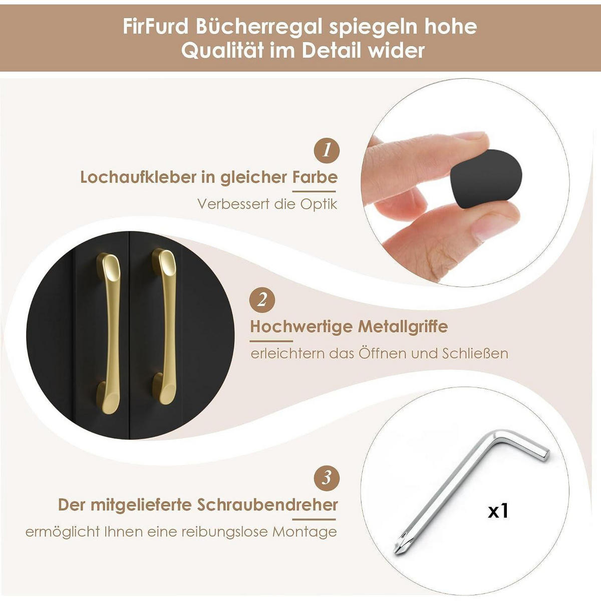 BÜCHERREGAL 209 cm schwarz - Schwarz, Holzwerkstoff (150/209/23.7cm)