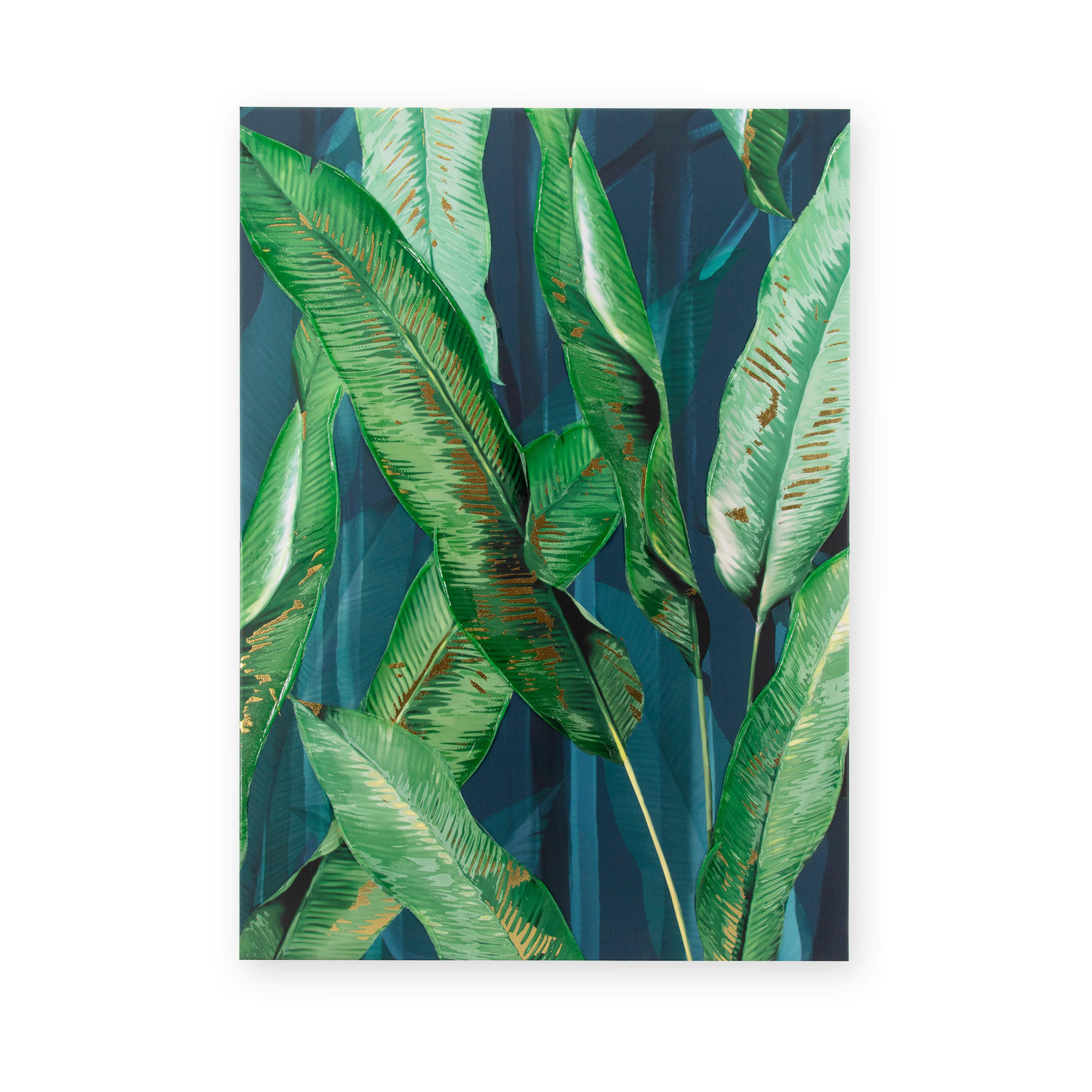 Art for the Home Leinwandbild Grün 50x1 cm