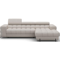 ECKSOFA Neviro R - Beige (Royal 18) - Beige, Holzwerkstoff (285/181cm) - Möblo