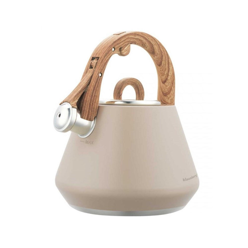 WASSERKESSEL Beige 21.5/20/24 cm KB7950 - Beige, Metall (21.5cm) - Klausberg 