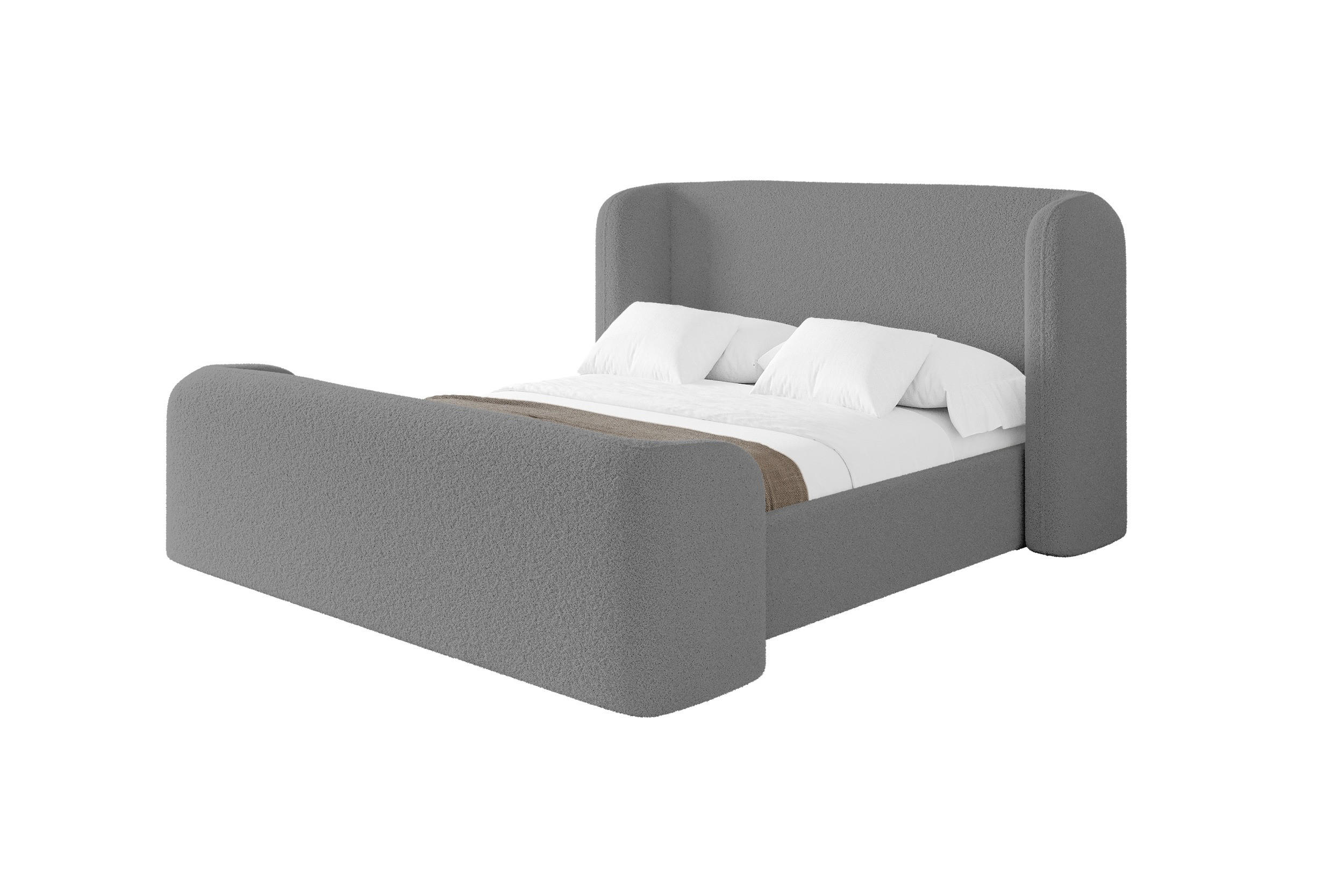 Altdecor Polsterbett Schiefer 140x200 cm