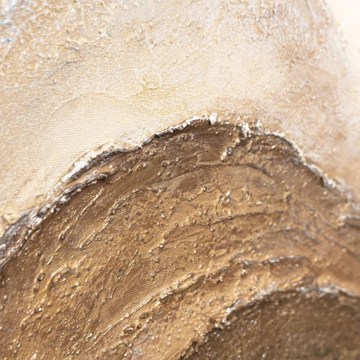 GEMÄLDE Horizontschichten Schattenfugenrahmen Beige 120x80 cm - Beige, Holz (120/80cm) - YS-art gallery