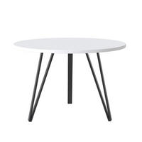 COUCHTISCH RIO mit weißer Tischplatte - Weiß, Holzwerkstoff (67/67/45cm) - Idohome
