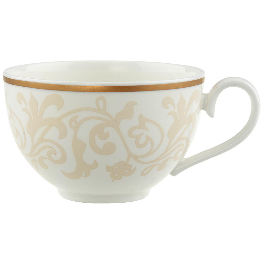 Villeroy & Boch Frühstückstasse Weiß, Gold