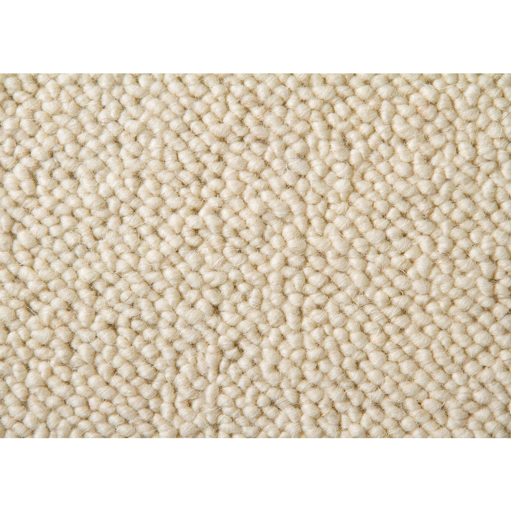 Thumbnail - Steffensmeier Wollteppich, Weiß, Naturmaterialien, Rechteckig, 160x230 cm, für Fußbodenheizung geeignet, Teppiche & Böde...