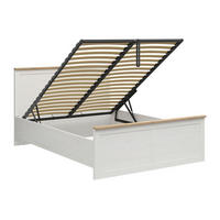 BOXSPRING POSTEL 160/200 Aksel Bílá - bílá, kompozitní dřevo (160/200cm) - Petits-meubles