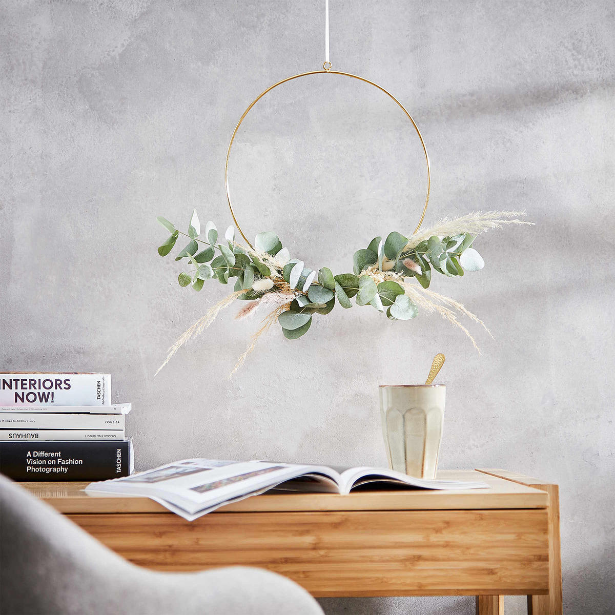 DEKO-RING (12er Set) Luna - Goldfarben, Metall (30/30/30cm) - Butlers