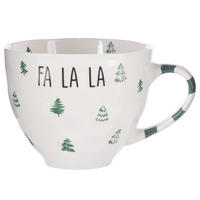 TASSE Joyful Days Falala - Weiß, Keramik (0.44L) - Butlers