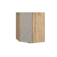 ECKHÄNGESCHRANK Fame-Line GrauBeige 57 cm - Honigeiche/Eiche Wotan, Holzwerkstoff (57/72/34.1cm) - Vicco