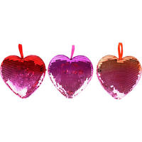 MOSAIKHERZEN Charming Hearts 3er-Set - Multicolor, Kunststoff (19/18/4cm) - FURNARO