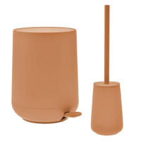 BAD ACCESSOIRES SET Nova ONE 2tlg. mandarine (orange) - Orange, Kunststoff (23/29/23cm) - Zone Denmark