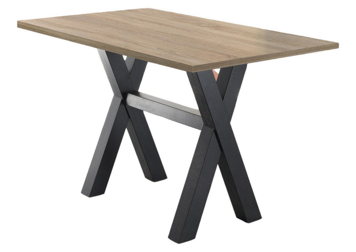 STEHTISCH Essa 2 140 x 70 x 105 aus Holzwerkstoff Eiche Sägerau - Graubraun, Holz (70/105/140cm) - 58aufmkessel