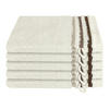 WASCHHANDSCHUHSET Skyline Color - 5-teilig - 16 x 22 cm - Creme - Creme, Textil (16/22cm) - SCHIESSER