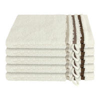 WASCHHANDSCHUHSET Skyline Color - 5-teilig - 16 x 22 cm - Creme - Creme, Textil (16/22cm) - SCHIESSER