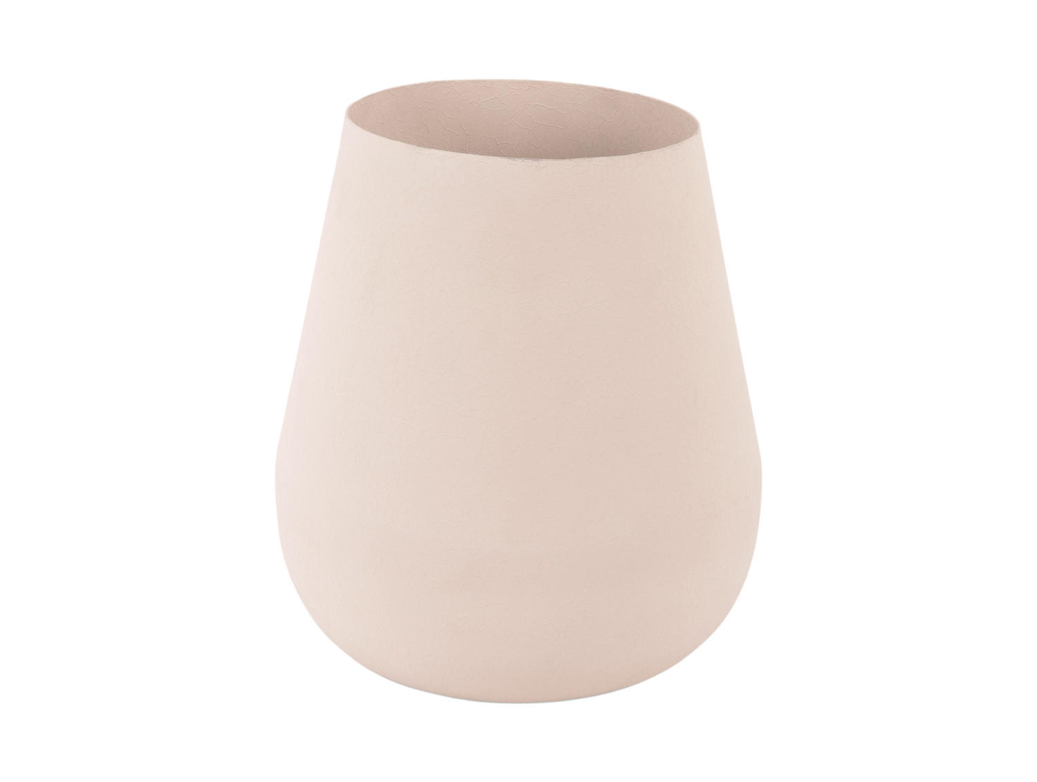 VASE Boaz 22/22/25 cm - Grau, Metall (25cm) - Present Time