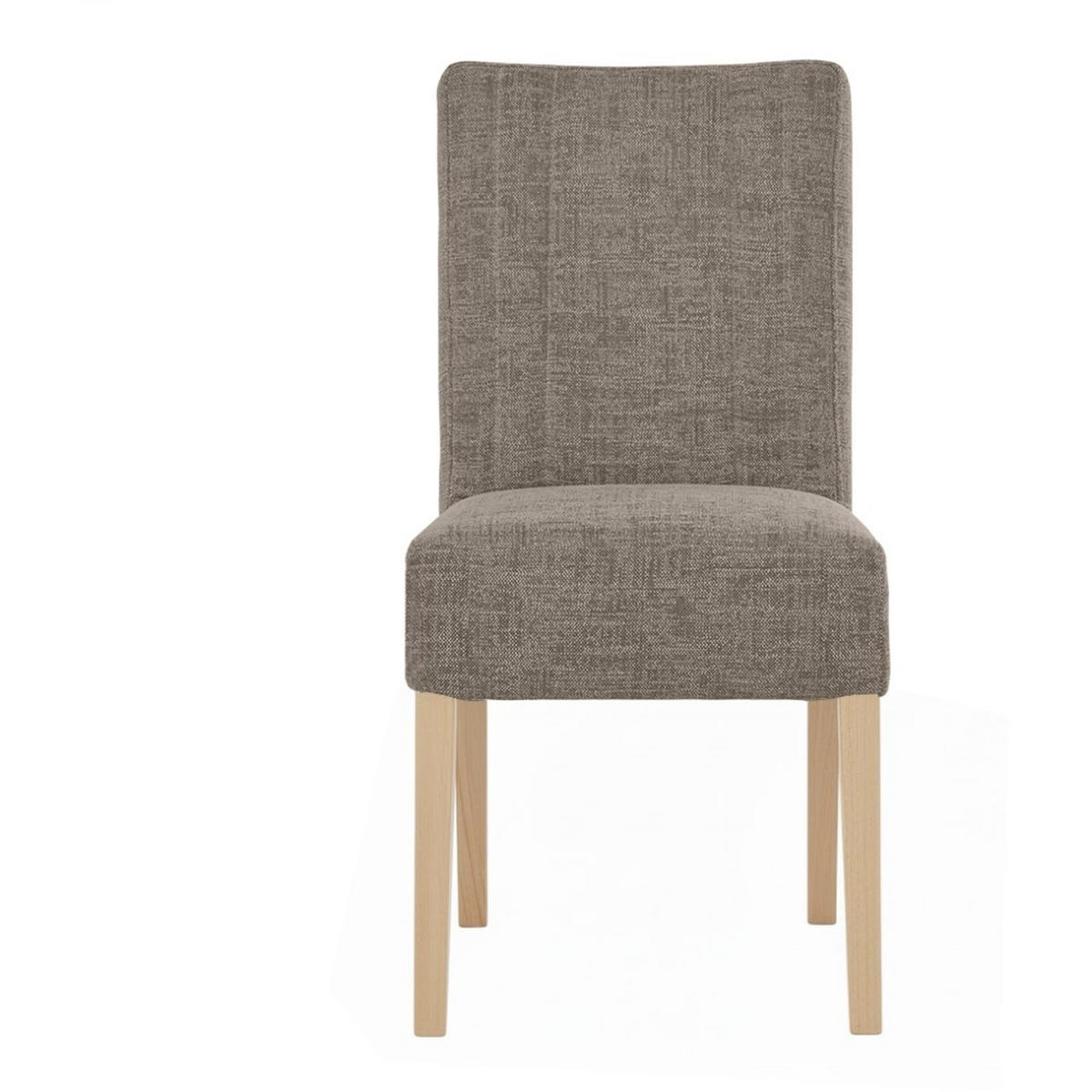 STUHL FREYA mit Buchenholzbeinen, Polsterstuhl, Hellbraun - Hellbraun/Buchefarben, Holz (47/94/42cm) - Beautysofa