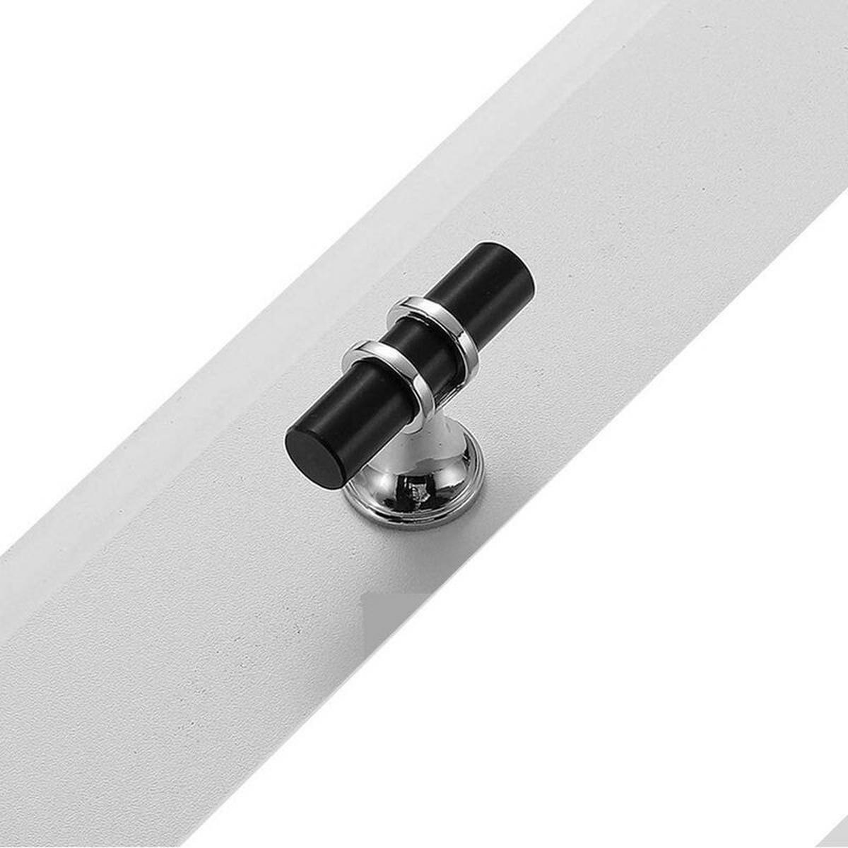 MÖBELGRIFF Modern Zinklegierung 10er-Set Einloch mit Schrauben - Multicolor, Metall (1.2/3.5/5cm)