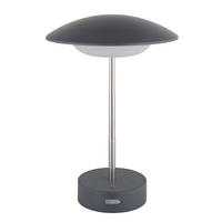 LED TISCHLEUCHTE TOMO Anthrazit - Anthrazit, Metall (15/19/26cm) - Globo Lighting