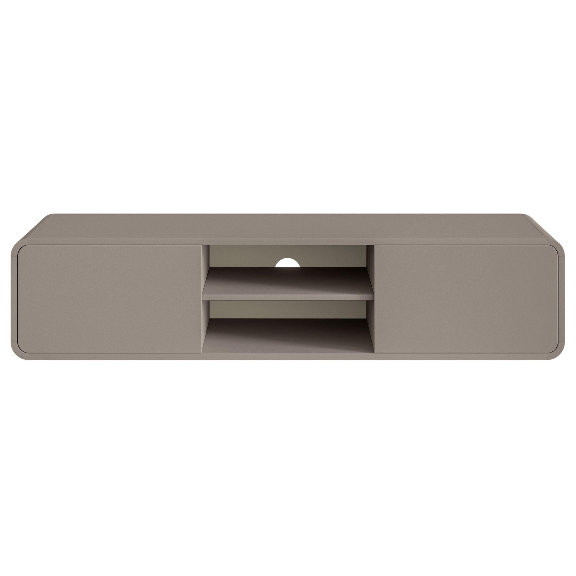 TV-HÄNGEBOARD Oro Dunkelbeige mit 2 Schubladen 154 cm - Beige, Holzwerkstoff (154/32.4/40cm) - Selsey