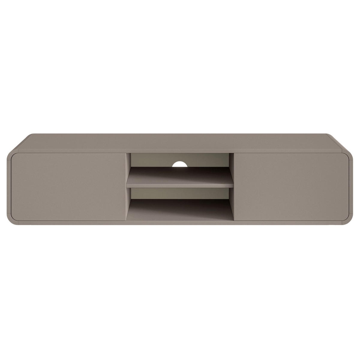 TV-HÄNGEBOARD Oro Dunkelbeige mit 2 Schubladen 154 cm - Beige, Holzwerkstoff (154/32.4/40cm) - Selsey