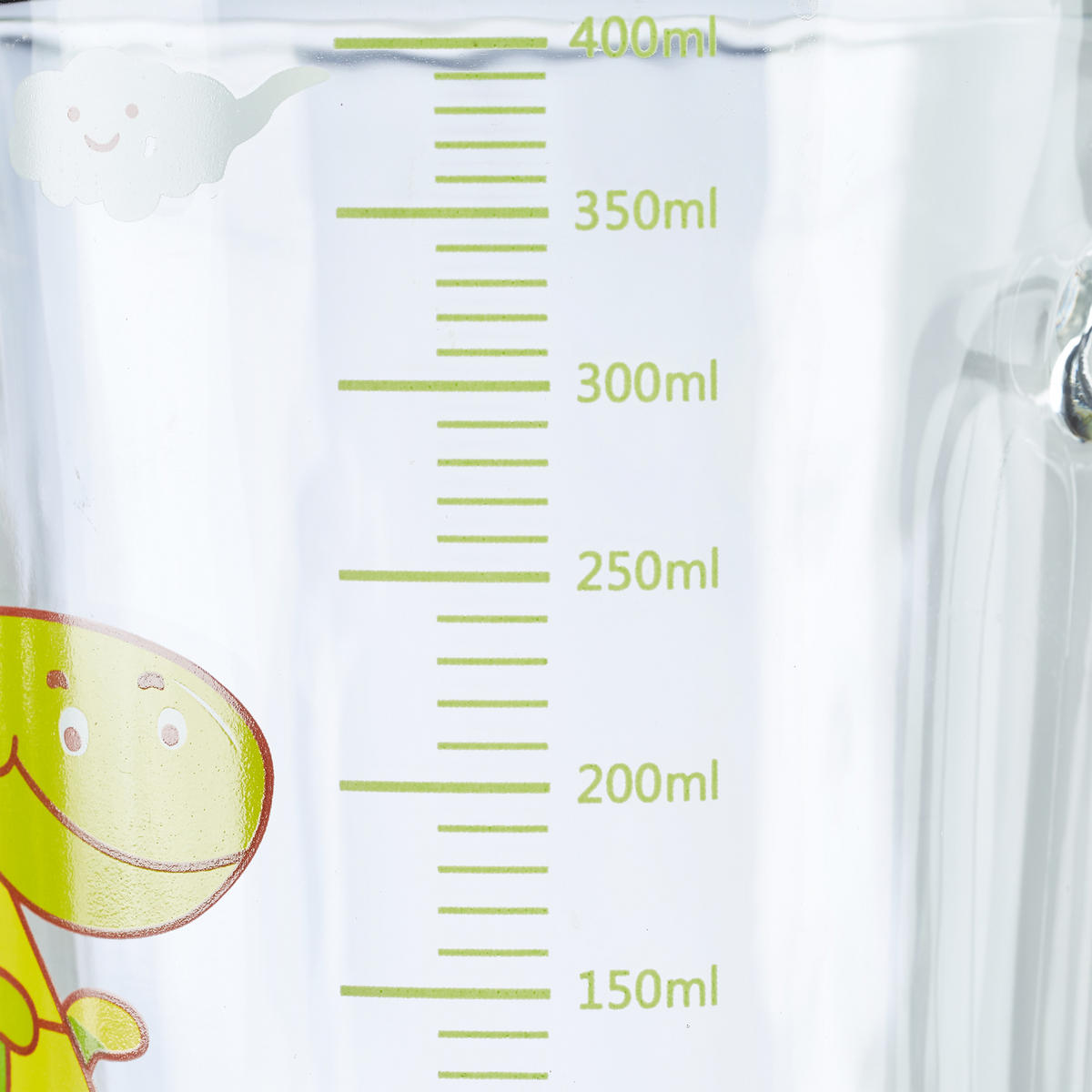 2XKINDERTRINKGLAS - Transparent, Glas/Kunststoff (0.4L) - Relaxdays