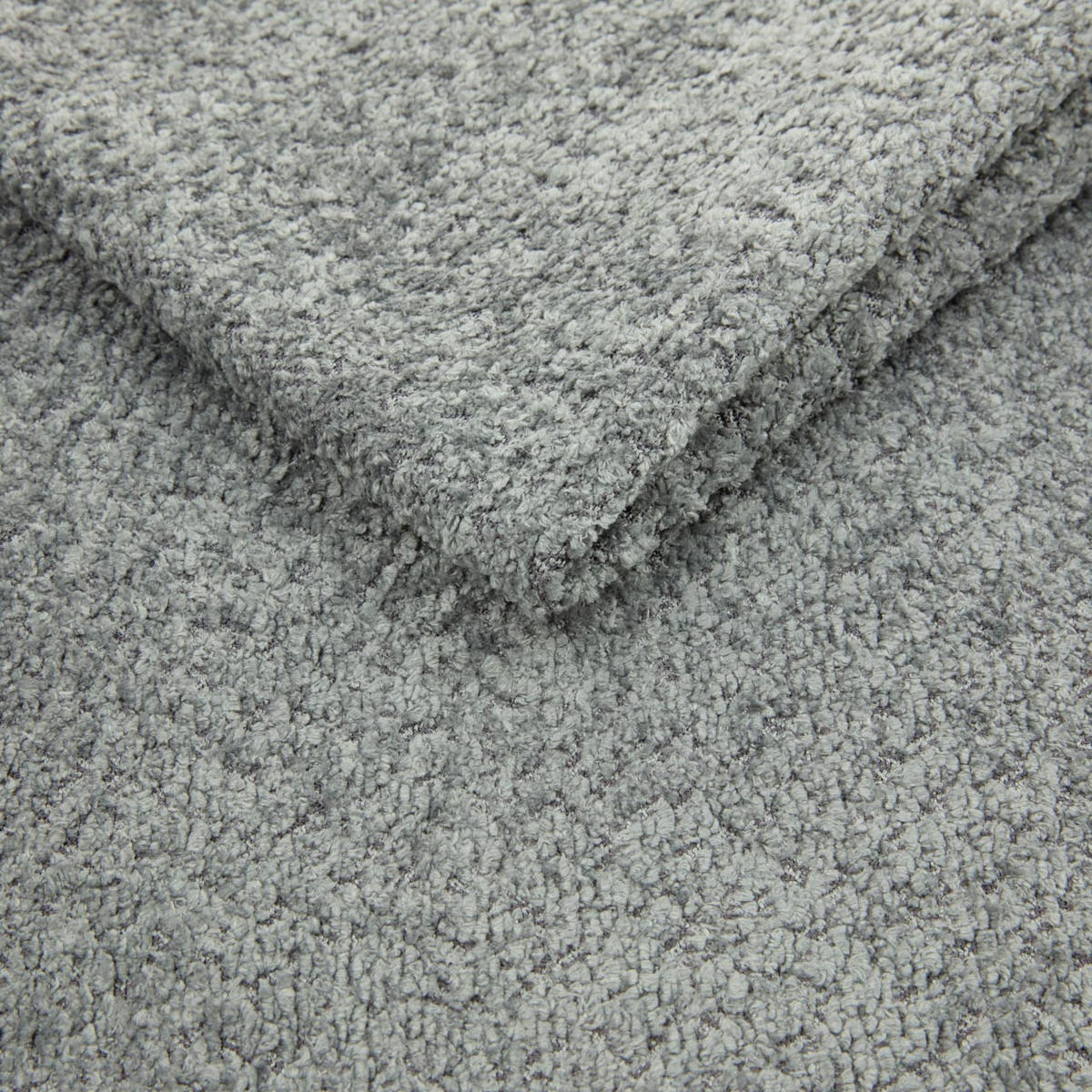 POLSTERBETT CIERO 160x200 cm Grau Boucle (Stoff Abriamo) - mit Bettkasten und Lattenrost - Grau, Holzwerkstoff/Textil (160/200cm) - Ravio