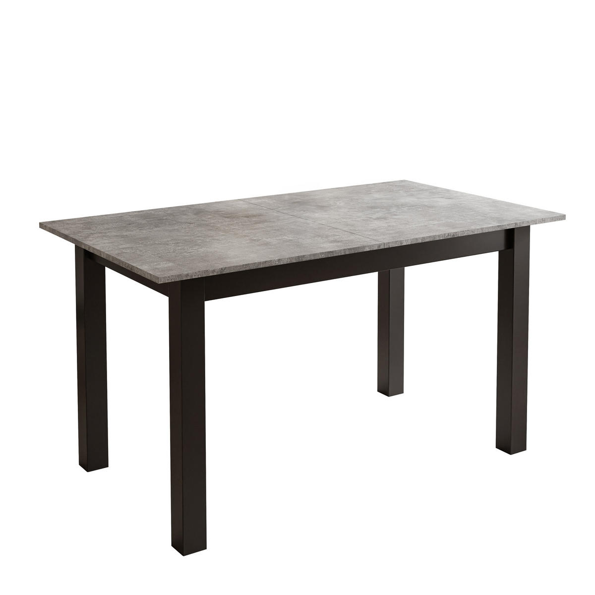 ESSTISCH ARTON 140-195 cm für 6-8 Personen - Schwarz/Grau, Holzwerkstoff/Metall (140/80/77cm) - Lookway