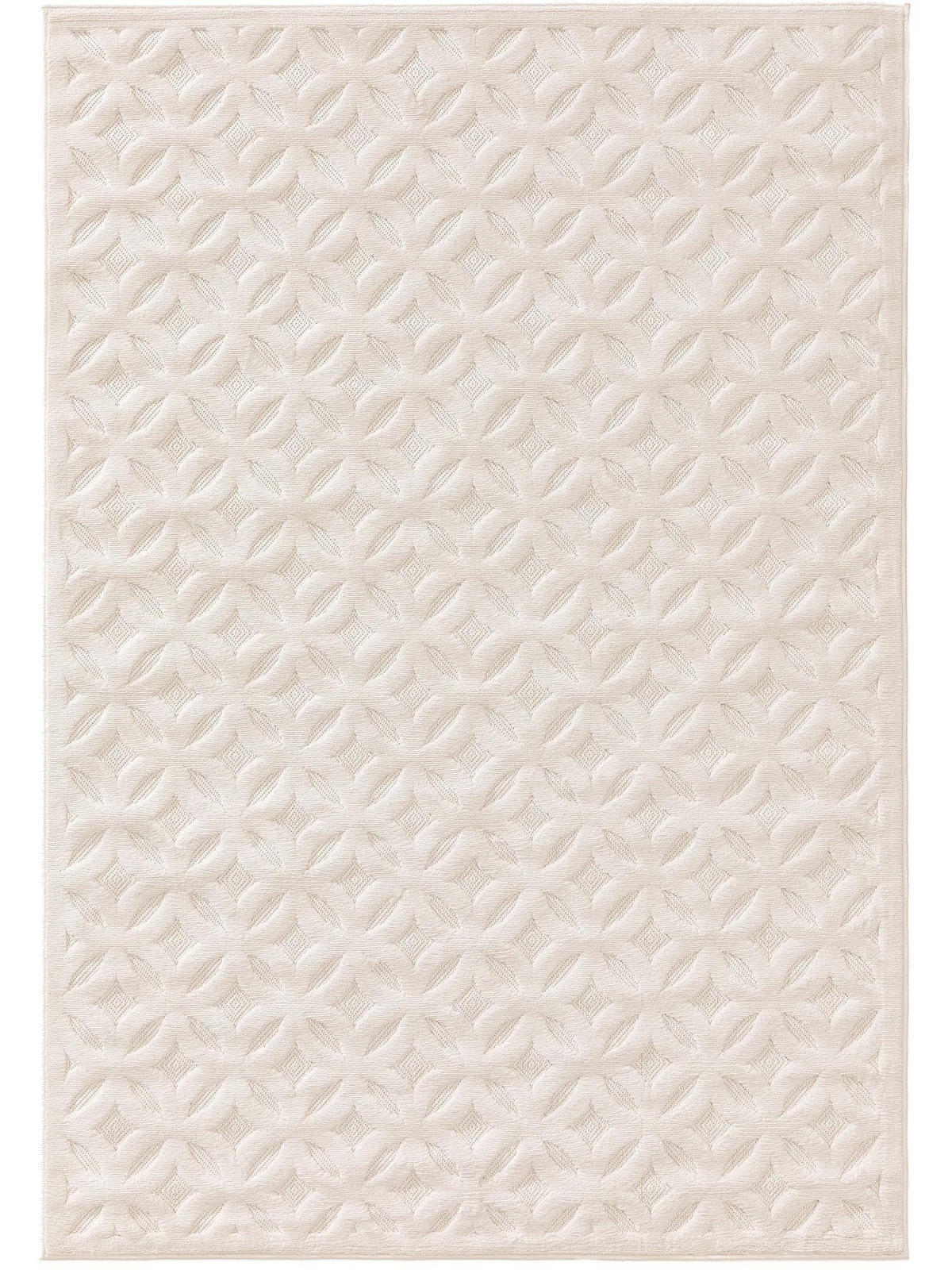 OUTDOORTEPPICH Bonte Cream 200x290 cm - Creme, Textil (200/290cm) - benuta Nest