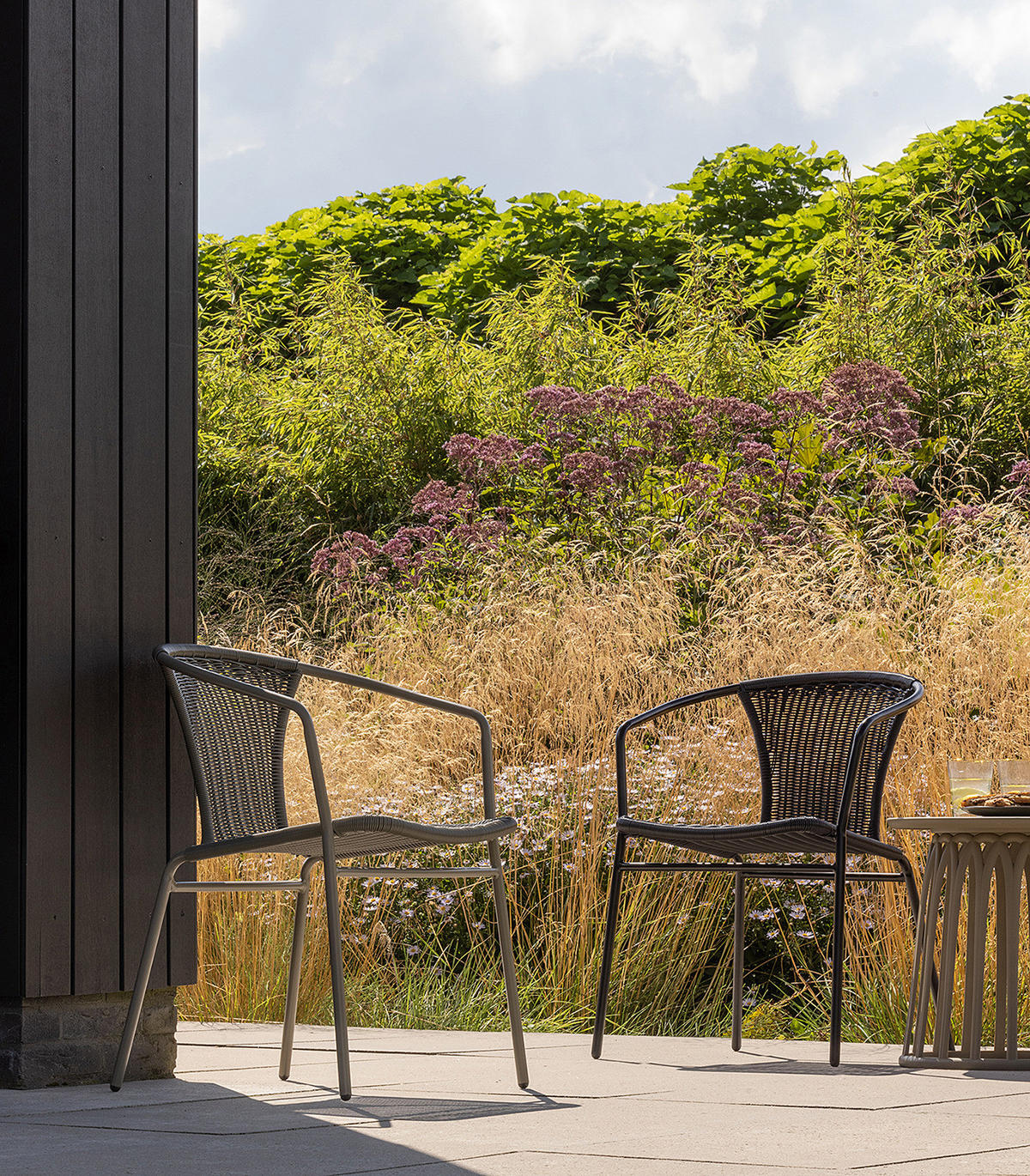 GARTENSTUHL - 4er-Set - Kunststoff - Olivgrün, Kunststoff/Metall (75/56/54cm) - home24