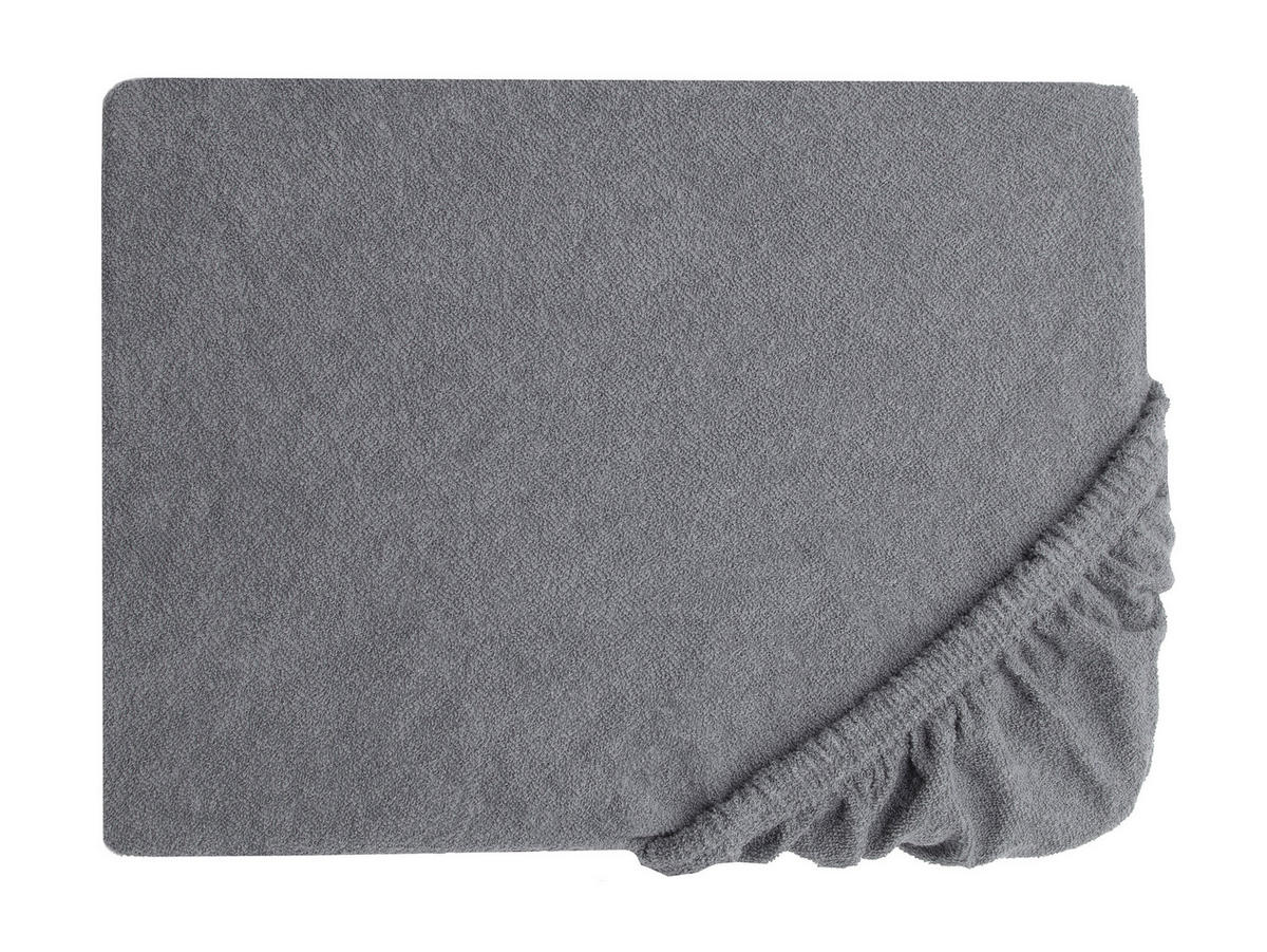 LIEGENBEZUG, 80% Baumwolle, 20% Polyester - Graphitfarben, Naturmaterialien (70/10/200cm) - Zollner