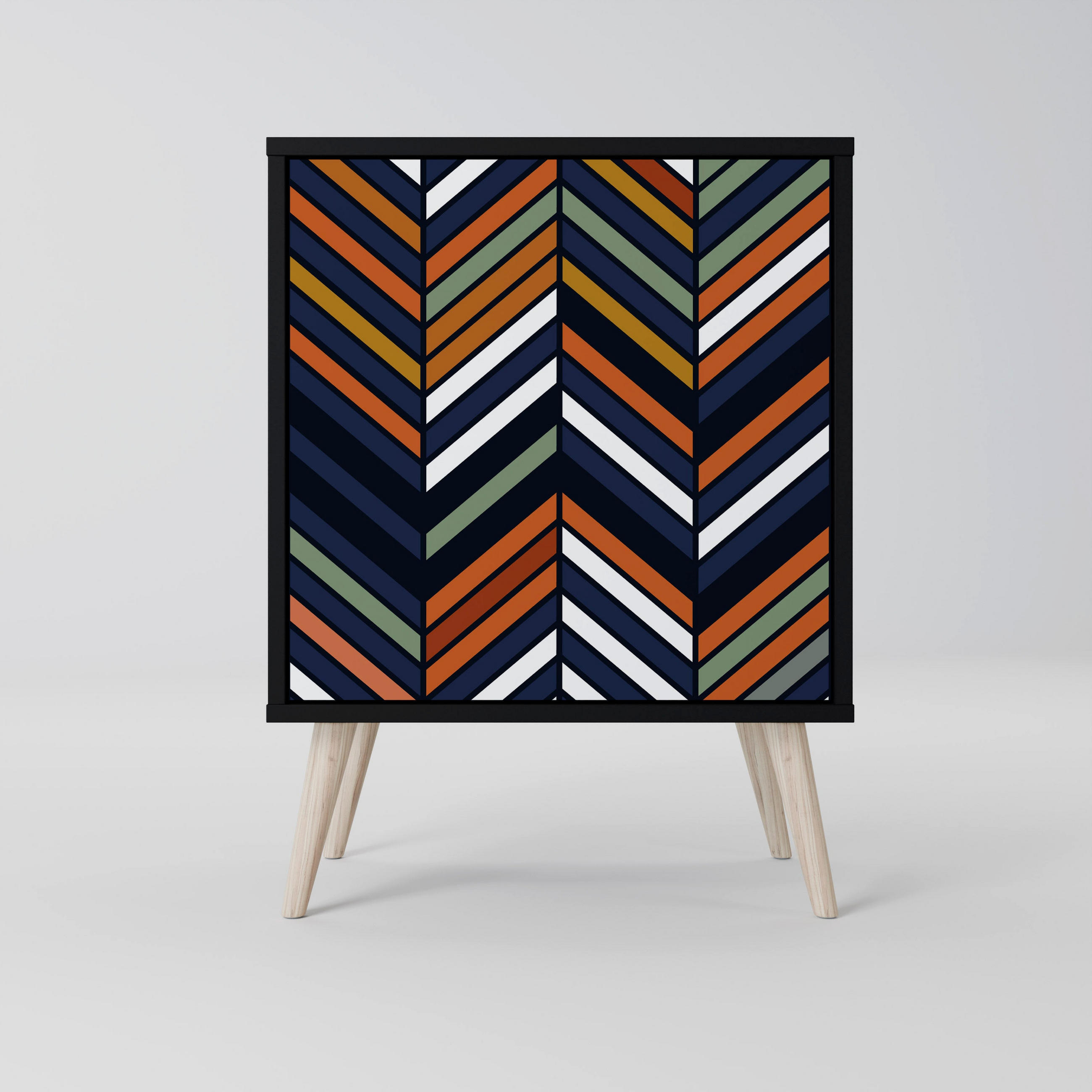 SpaceRebels Sideboard Schwarz 57.5x77.5x42 cm