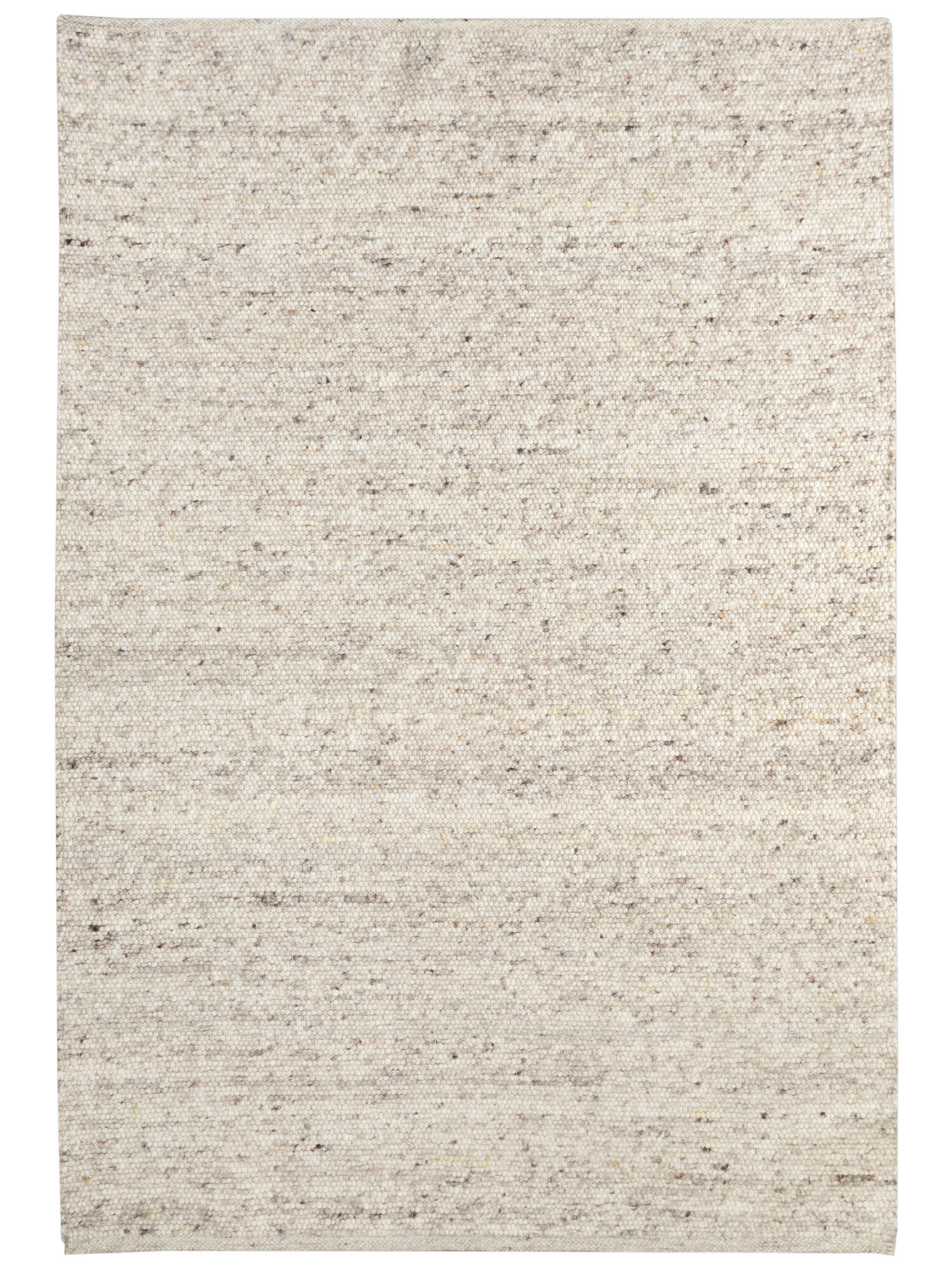 Steffensmeier Handwebeteppich Beige 80x150 cm