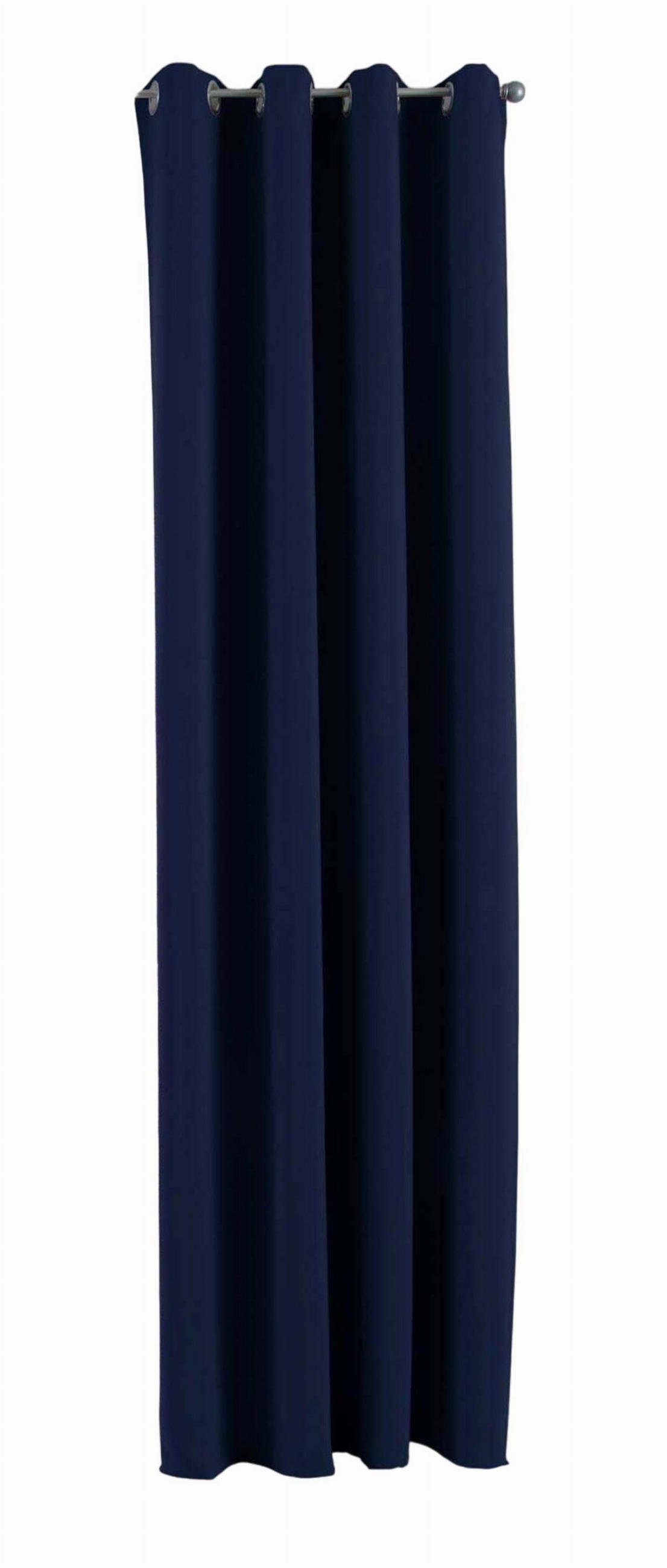 VORHANG »NEW YORK« HxB 225x140 cm Blau - Blau, Textil (140/225cm) - Gardinenbox