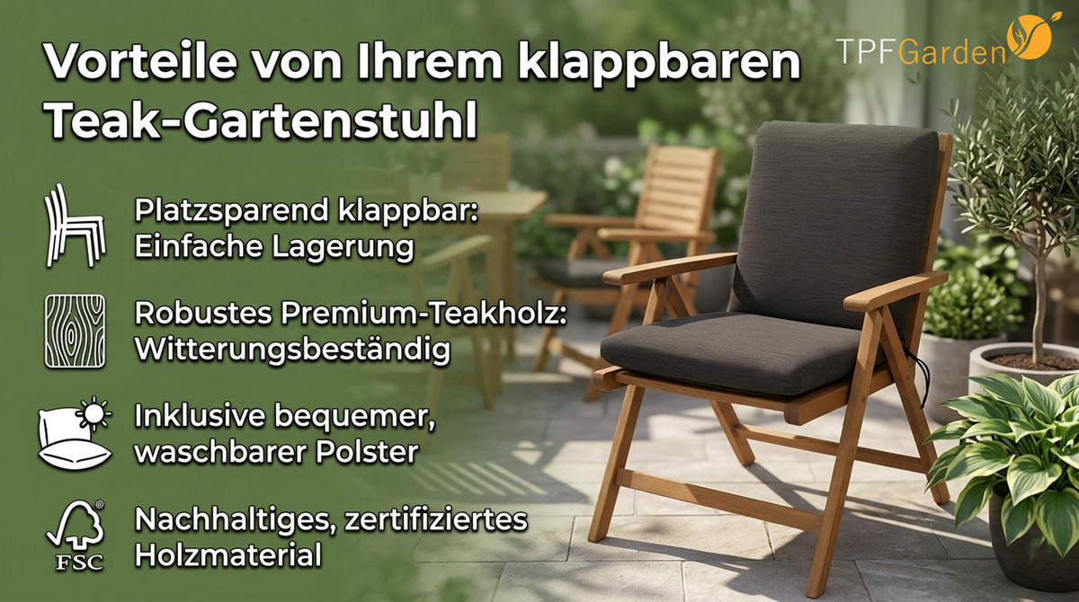 SESSELAUFLAGE Bolton - 45x88cm, anthrazit - Grau, Textil (45/7/88cm) - TPFGarden