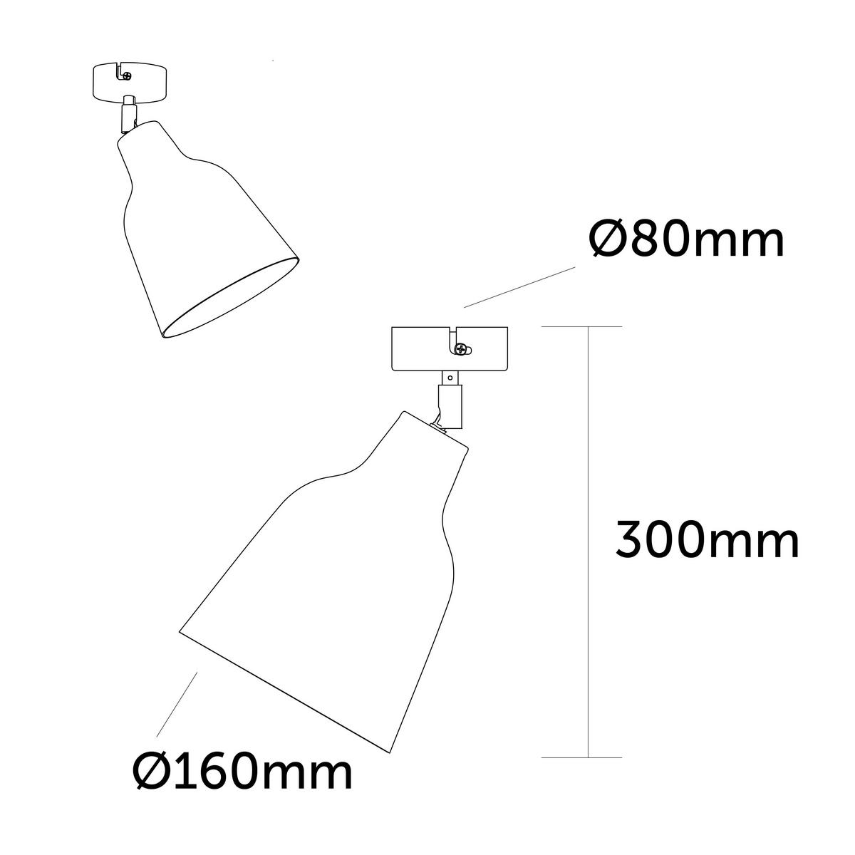 DECKENLEUCHTE - Weiß, Metall (16/16/21cm) - Lumicom